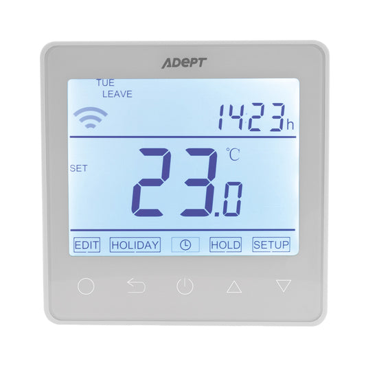 Adept T6300W Smart WiFi Thermostat - White