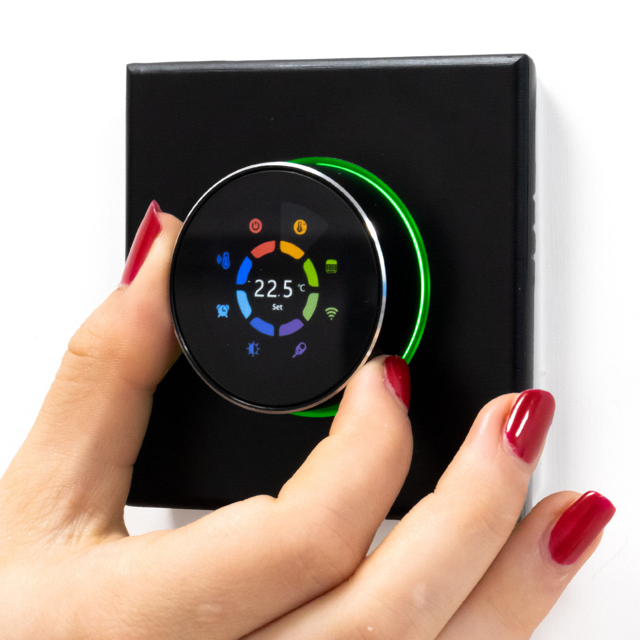 Adept Smart Dial WiFi Thermostat - Black