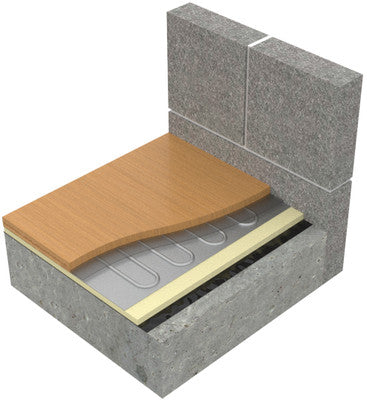 140W/m² Elektra WoodTec Under Wood and Laminate Floor Heating Mat