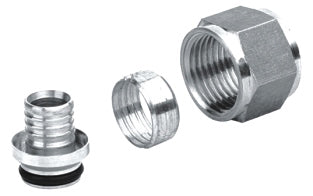 MTA adaptor, 15-16mm - nickel plated