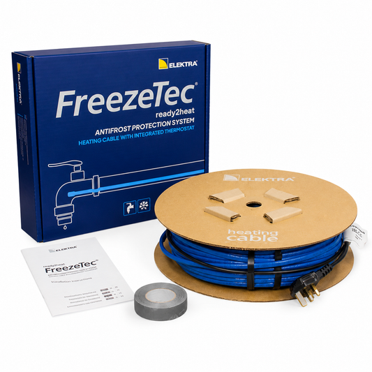 ELEKTRA FreezeTec®2 – Pipe Frost Protection Heating Cable with Thermostat