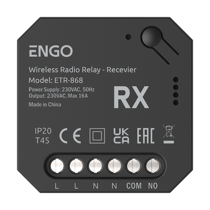 ENGO ETR-868 wireless relay receiver (RX)