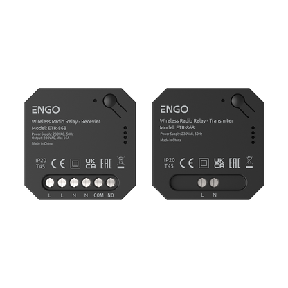 ENGO ETR-868 wireless relay transmitter and receiver kit
