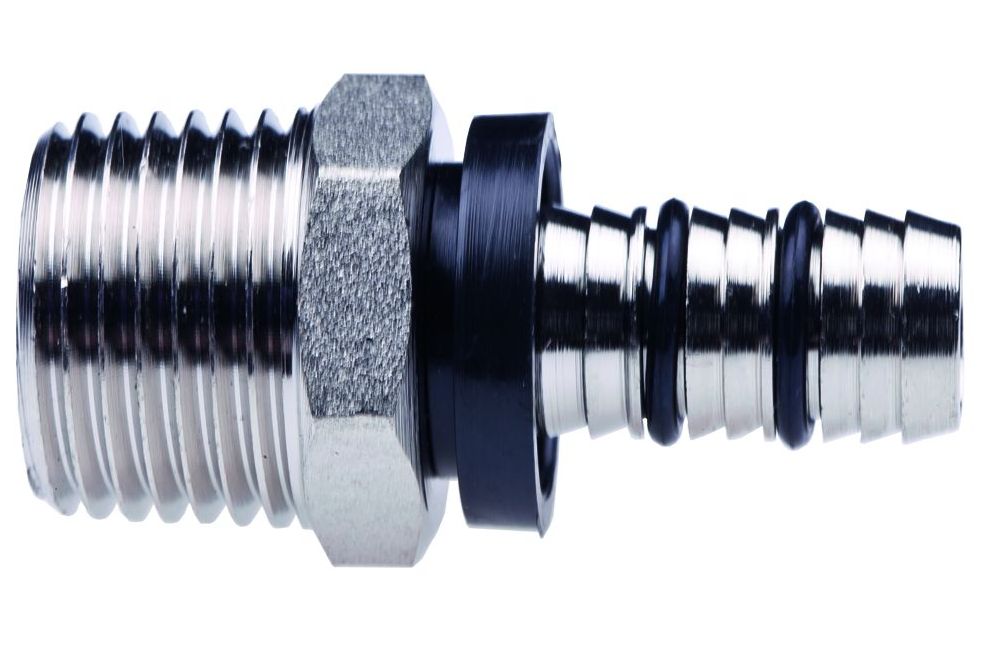 16mm x 1/2" MLCP Brass Press Fitting with 1/2" Male Adaptor