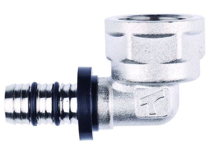 32mm x 1" MLCP Brass Press Elbow Fitting with 1" Female Adaptor