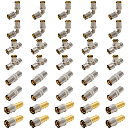 Adept 20mm MLCP Press Fittings Kit - 40 Pack