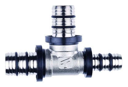 20 x 16 x 20mm MLCP Brass Press Tee Reducer