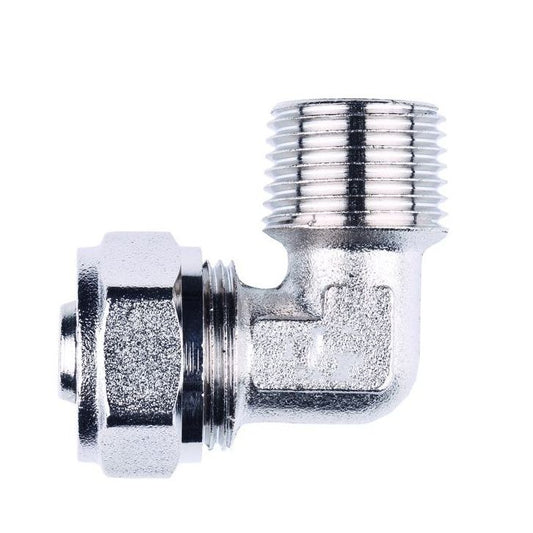 20mm x 1/2" MLCP Compression Male Elbow Adaptor 90 deg